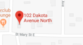 Map of 102 Dakota Avenue, Kransburg First PREMIER Bank Location