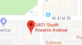 Map to South Kiwanis Avenue First PREMIER Bank Location in Sioux Falls, SD