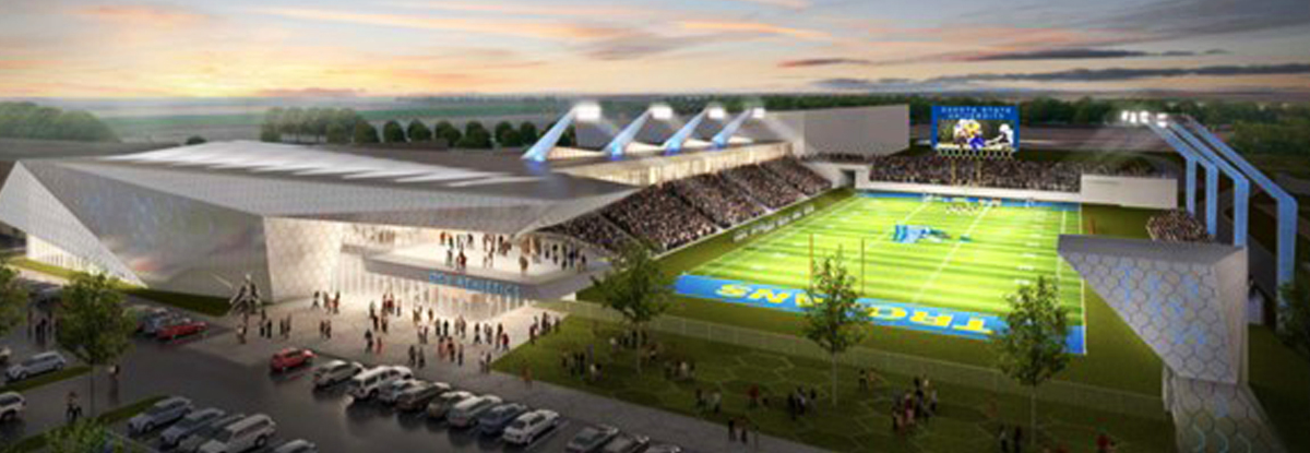 rendering of new stadium