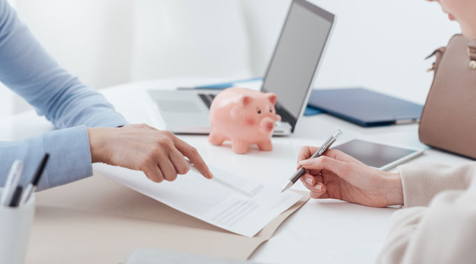 people filling out paperwork